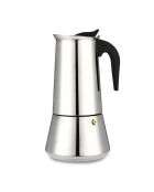 Cafetera italiana plateada - 600 ml