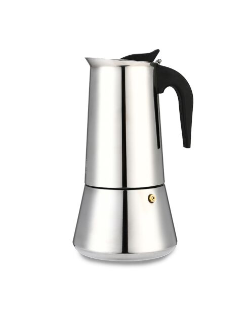 Cafetera italiana plateada - 600 ml