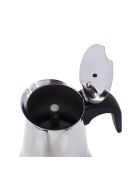 Cafetera italiana plateada - 600 ml