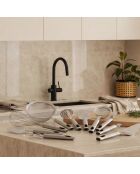 Spatola 38,5 cm Utensile in acciaio inossidabile argentato - 38,5x8,3x5 cm