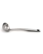 Cucharón para utensilios de acero inoxidable plateado, 34 cm