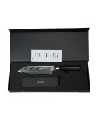 Core Damast Santokumesser mit Holster - 29 cm