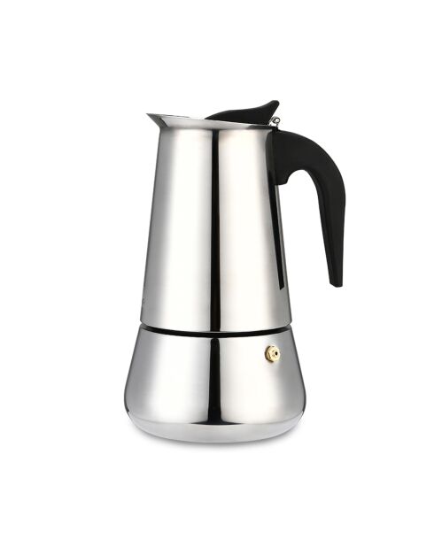 Cafetera italiana plateada - 450 ml