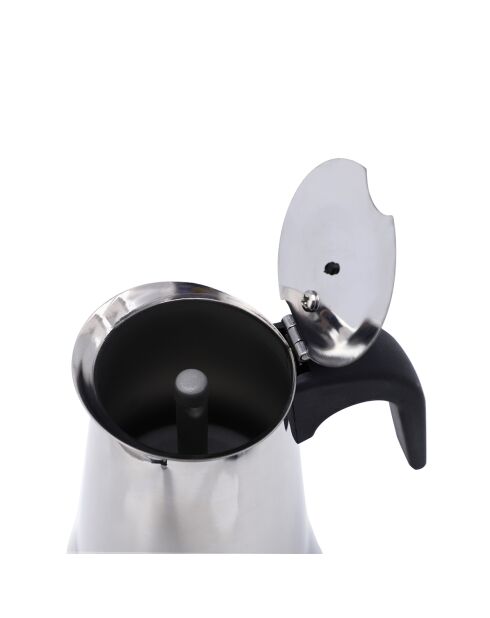 Cafetera italiana plateada - 450 ml