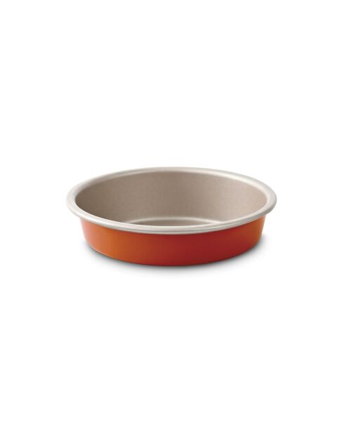 4-teiliges Set (26 cm Tarteform+28 cm Tarteform+38x28 cm Backblech+25 x 11 cm Kuchenform) Champagner/Terrakotta