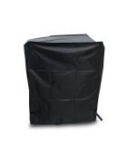Chariot de BBQ avec rangement avec housse deprotection noir - 85.2x54.5x90.5 cm