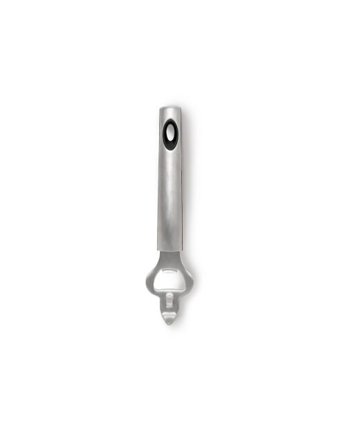 Abridor de botellas para utensilios de acero inoxidable plateado, 19,5 cm