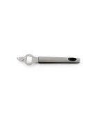 Abridor de botellas para utensilios de acero inoxidable plateado, 19,5 cm