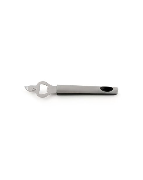 Abridor de botellas para utensilios de acero inoxidable plateado, 19,5 cm