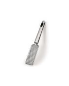 Rallador de 25 cm, utensilio de acero inoxidable bañado en plata y 1,5 mm