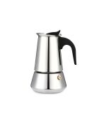 Cafetera italiana plateada - 200 ml