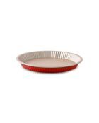 Tarteform aus Champagner/Terrakotta, 28 cm