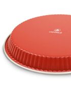 Tarteform aus Champagner/Terrakotta, 28 cm