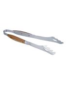 Set 2 Grillbesteck, Spachtel und silberne Saftzange, 42/42 cm