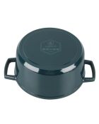 Cacerola redonda MasseIron Emerald de hierro fundido azul/negro, 25 x 11,5 cm