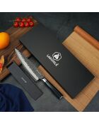 Couteau chef avec étui sen noir - 32.5 cm