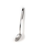 Zilverkleurige roestvrijstalen serveerlepel van 36 cm - 36,2x6,9x5,9 cm