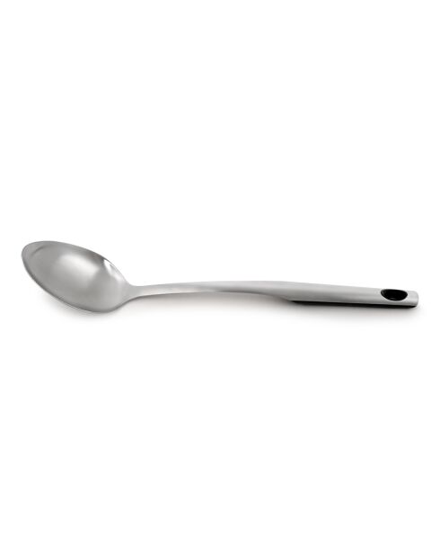 Cuchara para servir de acero inoxidable plateado de 36 cm, 36,2 x 6,9 x 5,9 cm