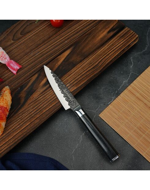 Couteau à légumes Sen avec étui noir - 20.9 cm