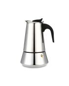 Cafetera italiana plateada - 300 ml
