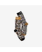 Chaussettes - Leopard - Light beige/marron