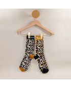 Chaussettes - Leopard - Light beige/marron