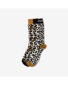 Chaussettes - Leopard - Light beige/marron