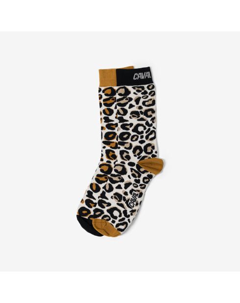 Chaussettes - Leopard - Light beige/marron