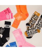 Chaussettes - Leopard - Light beige/marron
