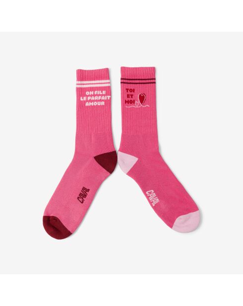 Chaussettes Love Sporty roses