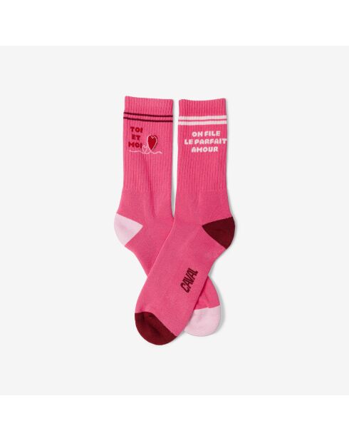 Chaussettes Love Sporty roses