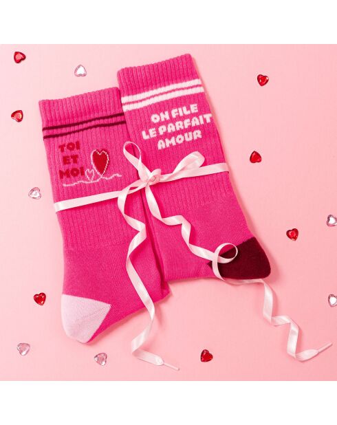 Chaussettes Love Sporty roses