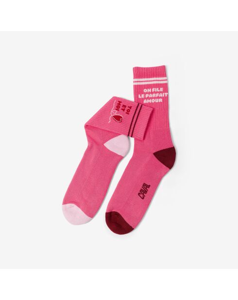Chaussettes Love Sporty roses