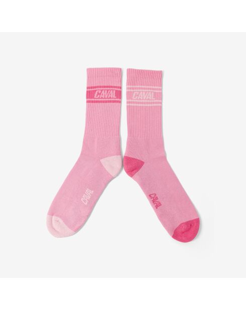Chaussettes Sporty roses