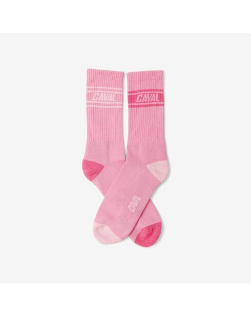 Chaussettes Sporty roses