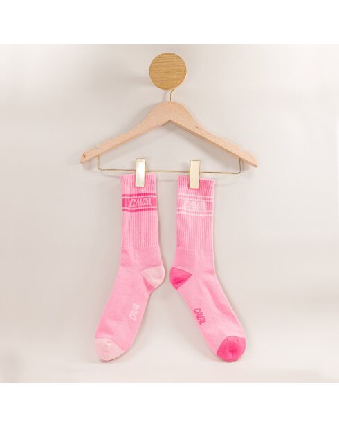 Chaussettes Sporty roses