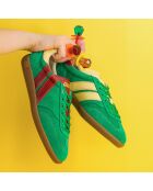 Baskets en cuir Pine Berry multicolores