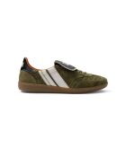 Baskets en cuir Greeny Field multicolores