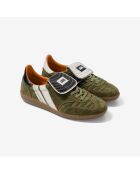 Baskets en cuir Greeny Field multicolores