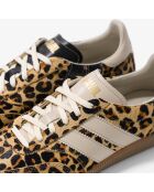 Baskets en cuir Leo Obsession noir/blanc