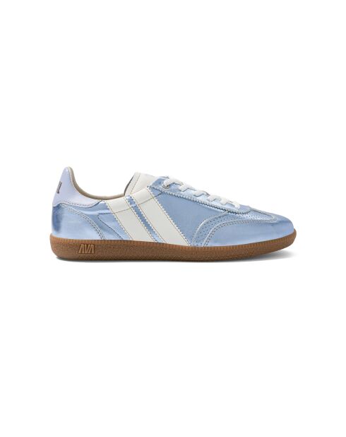 Baskets en cuir Blue Pearl bleu/blanc