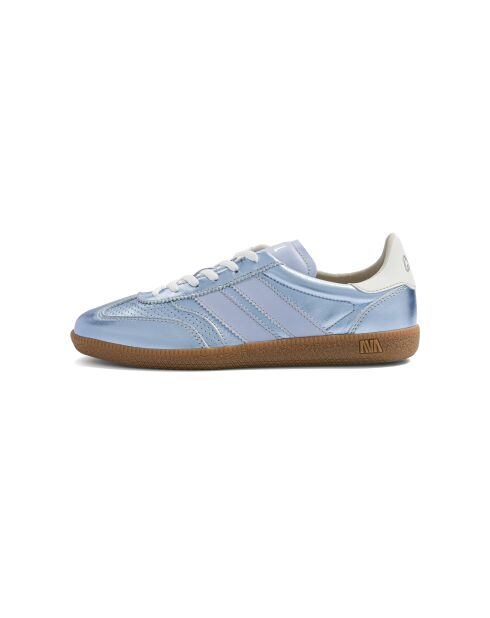 Baskets en cuir Blue Pearl bleu/blanc