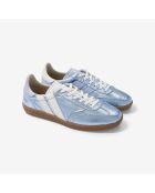 Baskets en cuir Blue Pearl bleu/blanc