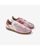 Baskets en cuir Pink Pearl rose/blanc