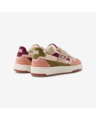 Baskets en cuir Woody Cherry rose/violet