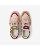 Baskets en cuir Woody Cherry rose/violet