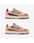 Baskets en cuir Woody Cherry rose/violet