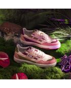 Baskets en cuir Woody Cherry rose/violet