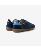 Baskets en cuir Blue Dream bleu/noir