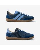 Baskets en cuir Blue Dream bleu/noir